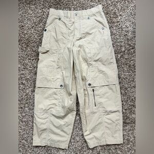 BDG Cream Wide Leg Pants